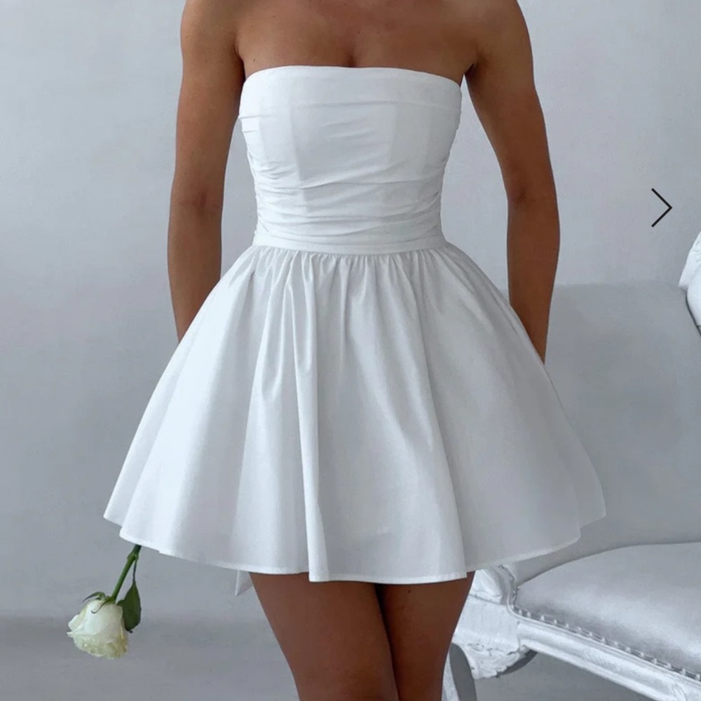 KATRINA MINI DRESS - IVORY